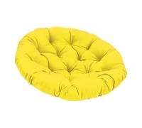 Milageto Coussin de Chaise à Bascule, Coussin de, hamac, Remplacement ménager, de siège de balançoire Rond pour Porche, Balcon, canapé, Jaune