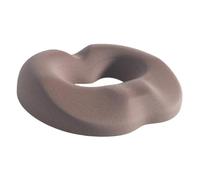 Milageto Coussin de siège en forme de donut, coussin confortable en mousse à mémoire de forme pour coccyx, pour conducteur de voiture, assis à la maison, pour, Brun
