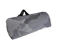 Milageto Coussin de Tête pour Chaise Longue d'Extérieur, Installation Rapide et Pratique, Noir Gris