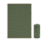 Milageto Couverture de Camping Chaude et Isolante, Polyvalente, Portable, compacte et Pliable, idéale pour Les Pique-niques Les fêtes en Plein air par Temps, Vert