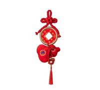 Milageto Décoration du Nouvel an Chinois, Ornement du Nouvel an, Pendentif en Peluche en Forme de Gourde, éléments Classiques pour Une Chambre de, Rouge