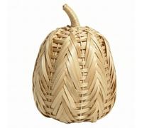 Milageto Décorative en Tressé Rustique Décoration en Naturel Fait Main èce Maîtresse Table pr Halloween, Cheminée, 10,5x15CM