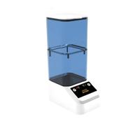 Milageto Distributeur Automatique pour Aquarium Distributeur Nourrisseur Mangeoire Alimentation avec Panneau É Affichage et Réservoir 2l Plastique Adapté à, Blanc, 2000ml WiFi Double Alimentation