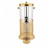 Milageto Distributeur Boio Tube à Glace Central Gran Capacité Distributeur Boio Cylindrique Réfrigérant Fontaine à Jus 8 Litres, Or, 8L, Style A