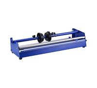 Milageto Distributeur de film étirable avec découpeur, machine d'emballage sous film rétractable pour emballage domestique, déménagement et entrepôt, Bleu