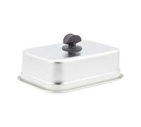 Milageto Dôme de Fonte de Fromage en Acier Inoxydable, Couvercle de Cuisson, Cloche Culinaire Professionnelle, Accessoire pour Plaque de Cuisson, Idéal Barbecue, Restaurants et Maison, 40cmx29cmx12cm
