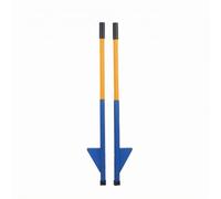 Milageto Echasses pour Enfants en Bois Solide Jeu Éducatif Poignée en Mousse Douce Support Antidérapant Adaptées à la Motricité Globale Activités Physiques, Bleu, 90