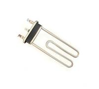 Milageto Élément Chauffant Résistance Chauffage Pièce Détachée Module Chauffage Tube Double en Acier Inoxydable avec Plot Isolant Bornes de Raccordement, 1700W Longueur Totale 19,5