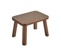 Milageto en Bois Gain Place Structure Stable à Quatre Pieds, Bas, ntrée, lon, Enfants, Noyer