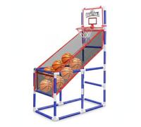 Milageto Ensemble Complet Machine Lancer Basket Jeu Basket Enfant Tableau Blanc Panier avec Retour Balle pour Enfants