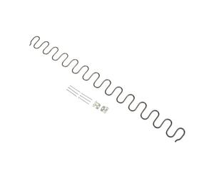 Milageto Ensemble de Ressorts pour Canapé, Pièces de Réparation En Zigzag, Accessoires de Rembourrage, longueur 60cm