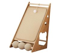 Milageto Équipement de Bloc-Notes, Exercice de meulage des Griffes, Fournitures d'affûtage des Griffes d'animaux, Panneau de densité, Jouet interactif