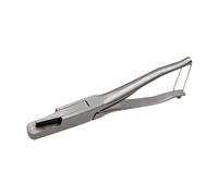 Milageto Étiquette d'oreille Animaux Animaux Ear Tag Punchers Applicateurs Notcher d'oreille Métal Facile à Utiliser Tag Installer Tool pour Les, V Shaped