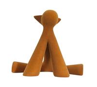 Milageto Figurine animale décorative pour meuble TV, statuette animale moderne et, élément décoratif artistique pour bibliothèque, salle à manger, Chat Assis