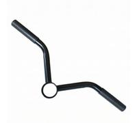 Milageto Fitness Barbell Handle Poignée de Rameur pour Barre Poignée de Traction Barre Droite Accessoire de Rameur Longueur 55 Cm Prise Confortable Gaine