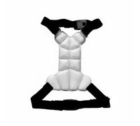 Milageto Gilet Rafraîchissant pour Animaux Harnais Refroidissant Gilet pour Chien Ajustable Respirant avec Fermeture à Boucle Matériau Confort du Buste et Dos, Blanc, Blanc Givré, Size to 9