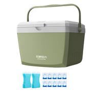 Milageto Glacière Isotherme pour Camping, Petite glacière Professionnelle et Pratique pour la pêche, Le Talonnage, la Plage, 13 L