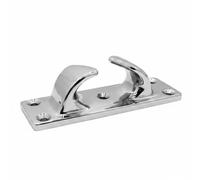 Milageto Guide de Câble Marin Guide d'Amarre Passe Câble Inox 316 Poli Conçu pour Réduire l'Usure des Cordes Adapté à l'Accostage au Port Manœuvres à Sécurité de Quai Amateur, Robuste, Côté Gauche