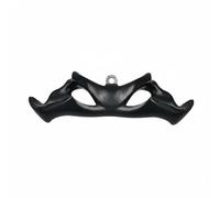 Milageto Gym Pull Handle Poignée Traction Câble Poignée LAT Barre Tirage Multi Positions Poignée Ergonomique Fonctionne comme Accessoire de Machine Musculation , Noir