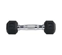 Milageto Haltère Octogonale en Caoutchouc avec Poignée Antidérapante, Idéale pour La Musculation à Domicile et Les Exercices Complets (Bras, Poitrine, Dos, épa, 3 LB