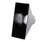 Milageto Hotte de dépoussiérage Buse de hotte Haute performance Rectangulaire Connexion sécurisée Conception à entonnoir large Efficace pour tuyau de 100 mm
