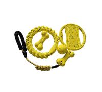 Milageto J Multifonction pr n en PU Résistant à la Mastication J à n à la Corde pr Jeux Aquatiques, Intérieur, Jeu Indépendant, Jaune