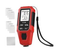 Milageto Jauge d'épaisseur de peinture pour voiture, outil de mesure de revêtement, testeur de peinture pour atelier industriel, garage, automobile, Rouge