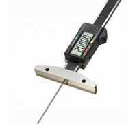 Milageto Jauge Profondeur Numérique | Base Métallique Plate Stable, Conception En Acier Inoxydable Robuste, Mesureur Profondeur Digital, pr Contrôle Qualité, 0-200mm