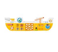 Milageto Jeu Mural en Forme Bateau Interactif | Motricité Fine, Tableau D'activités en Bois, Éducatif, Panneau D'éveil, pr Crèche, Pits, Enfants