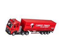 Milageto Jouet Camion Alliage Échelle 1:32 avec Mécanisme Pull-Back, Remorque Détachable et Effets Sonores/Lumière, Idée Cadeau pour Enfants 3-5 Ans Garçons Filles