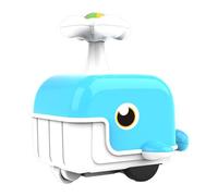 Milageto Jouet de voiture à pousser et à faire avancer, éducatif et précoce pour les enfants, apprentissage de la coordination œil-main légère, coulissant, Bleu