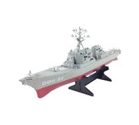 Milageto Jouets éducatifs Modèle de navire de guerre Ensemble de jeu Kits de construction de navires à faire soi-même Puzzles de bateaux miniatures pour