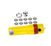 Milageto Kit d'outils pour Pointes de Queue de Billard électrique, Outil Automatique pour Un Entretien Facile des Pointes avec 10 disques de ponçage, pour Les Gros