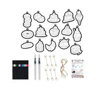 Milageto Kit Peinture 3D Porte-Clés | Piè Magiques Gonflantes, Facile à Décorer, Kit Bricolage pr Enfants, Gâteau