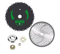 Milageto Kit pièces pour débroussailleuse avec adaptateurs pour végétation dense, accessoires adaptés à un arbre 25,4 mm