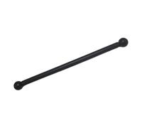 Milageto Lampadaire d'extérieur à Bras Transversal, pour lampadaire, lampadaire décoratif Facile à Installer pour pelouse, Rue, Cour, Boule Noire de 56 Cm