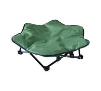 Milageto Lit surélevé pour Animaux de Compagnie, Niche de Camping Portable, Robuste, imperméable et Pliable pour Chien, idéale pour Le Camping et Le Jardin, Green S