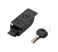 Milageto Loquet à compression manuel, verrou à levier métallique, facile à utiliser, loquet à déclenchement encastré pour automobiles, camping-cars, remorques