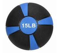 Milageto Médecine-Ball Sphérique Ballon Musculation Coque Robuste Médecine-Ball Lestée, 15LB