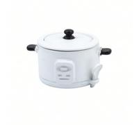 Milageto Mini Cuiseur à Riz Miniature Accessoire Maison de Poupée Maquette Décor Cuisine Mini Appareil Jouet Alliage Corps Rond Détails Devant Convient aux, Modèle B sans Fil
