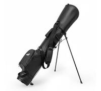 Milageto Mini Sac de Golf Porte Sacoche Support Trépied Étui Compact Imperméable Léger avec Sangle et Poignée pour Transport Facile Adapté aux Séances, Noir