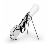 Milageto Mini Sac de Golf Porte Sacoche Support Trépied Étui Compact Imperméable Léger avec Sangle et Poignée pour Transport Facile Adapté aux Séances, Blanc