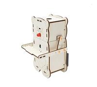 Milageto Modèle de jouets à induction en bois Aides pédagogiques polyvalentes Technologie de puzzle Petite production pour la démonstration d'expériences