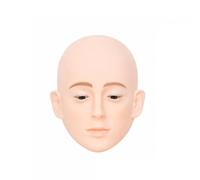 Milageto Modèle Pratique D'exteion Cils Compact Tête Modèle D'exteion Cils Mannequin pr Étudiants En Esthétique, Poste Travail,