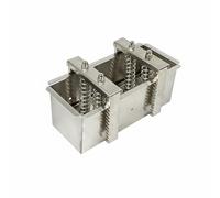 Milageto Moule à Viande en Acier Inoxydable Presse Alimentaire Outil de Compression Surface Lisse Système à Ressort Adapté pour la Cuisine Maison Chef Professionnel, 2.5KG, Removable Bottom