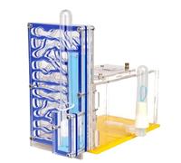 Milageto Nid de s en Acrylique avec mangeoire, Jouets Amusants, Habitat d'élevage, pour Amoureux, Anniversaire, Table, fête des Enfants, Bleu