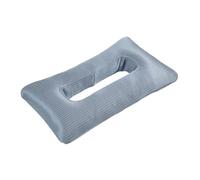 Milageto Oreiller de piercing d'oreille pour dormir sur le côté, avec trou, confortable, doux et portable, protège-oreilles pour dormir sur le côté, Bleu