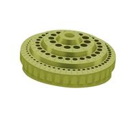 Milageto Organisateur de Forets pour Coffre à Outils, Support de Perçage Professionnel 100 Trous, Boîte de Rangement avec Marquages Diamètre, Plateau Tournant Bien Rangé et Ordonné,Vert Clair