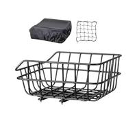 Milageto Panier arrière Amovible en Fil métallique pour vélo, idéal pour Transporter Courses, randonnées et Autres achats.