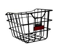 Milageto Panier de vélo arrière sans Couvercle, léger et Robuste, Accessoire Universel pour vélo Pliant